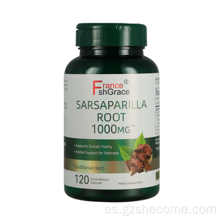Herbal Shecome Zarzaparrilla Cápsulas Vitalidad Salud